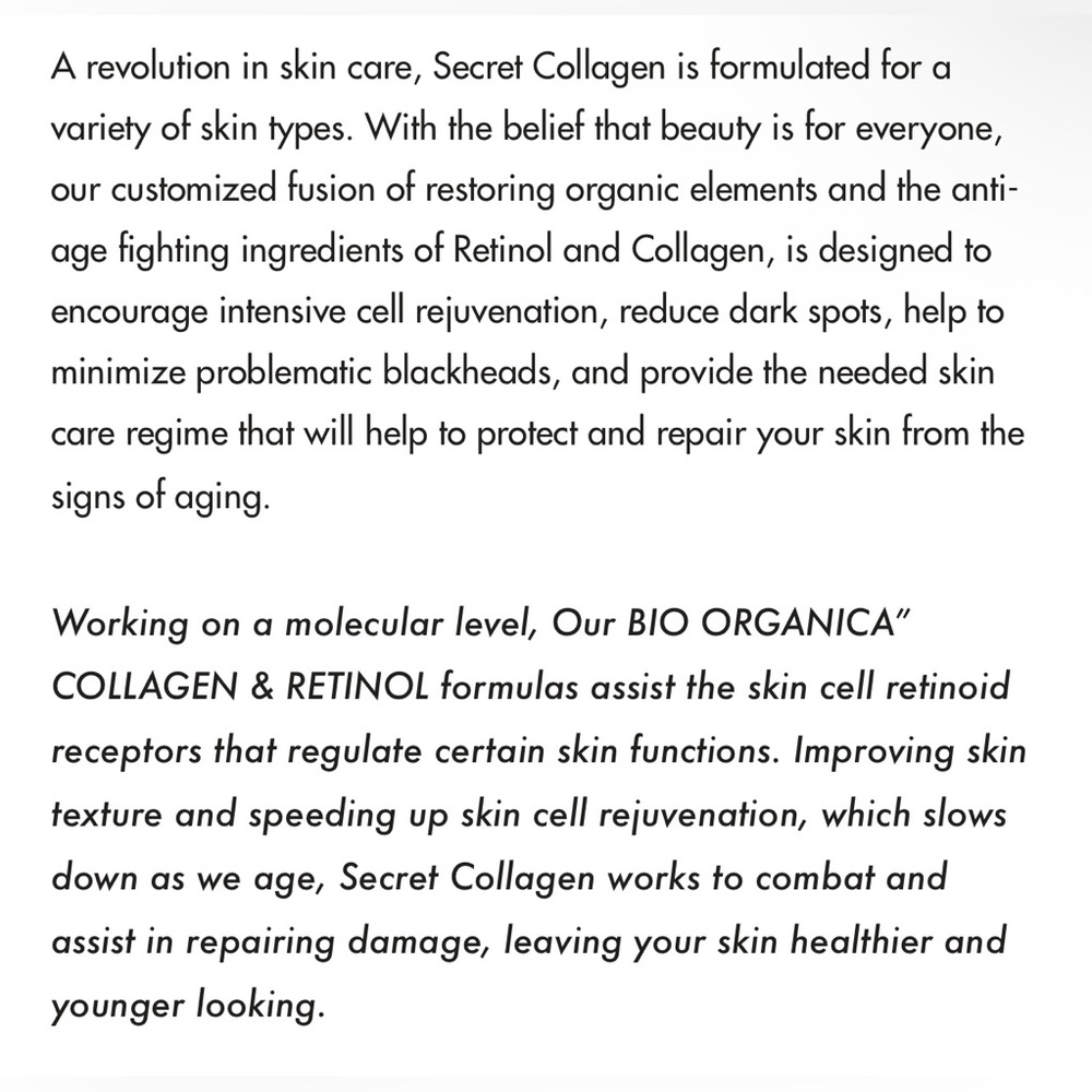 SECRET COLLAGEN Intensive Pigmentation Correction Mask 1.7oz - Picture 6 of 12